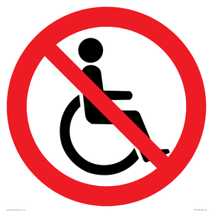 P914 Prohibition: No disabled access